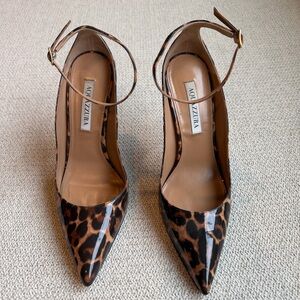 Aquazzura Leopard Print Love Affair Pumps